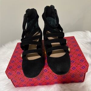 Black Strappy Women's Shoes